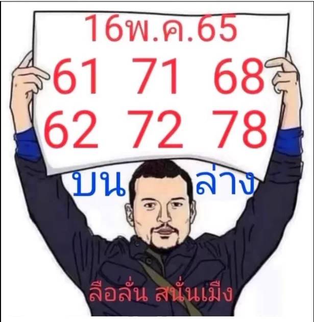 หวยแอดลือลั่นงวด16/5/65