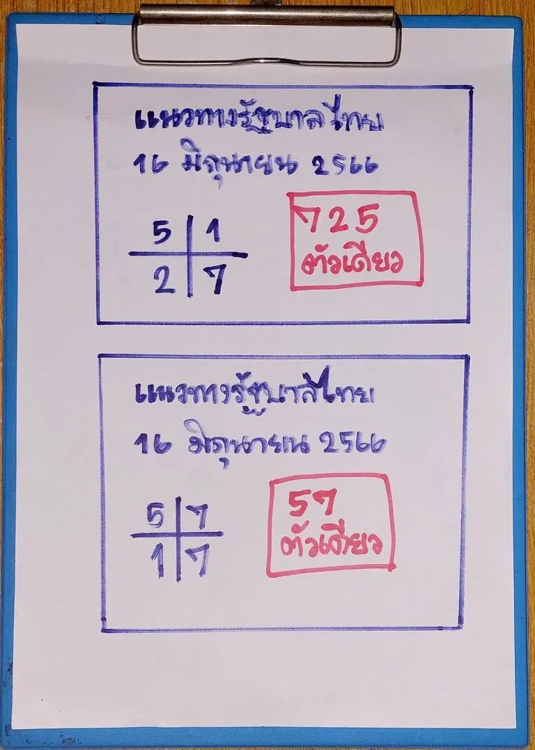 หวยเฮียนันงวด 16/6/66