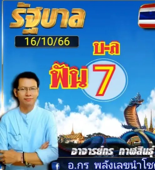 เลขเด็ด อ.กร งวด 16/10/66