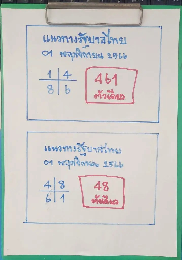 หวยเฮียนันงวด 1/11/66